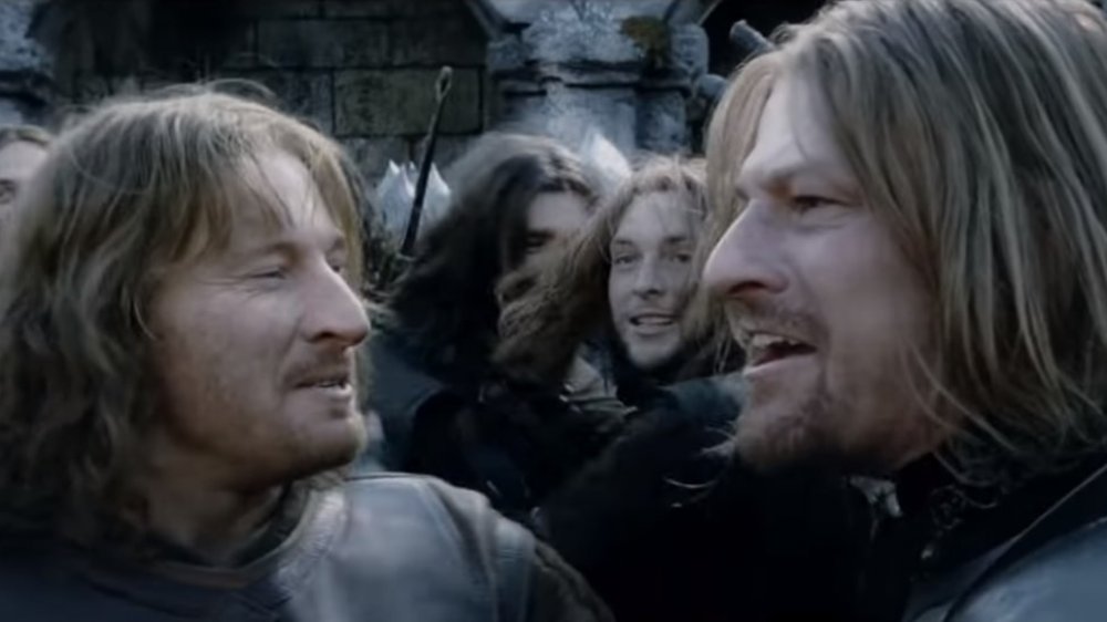 David Wenham as Faramir and Sean Bean as Boromir in The Lord of the Rings: The Two Towers