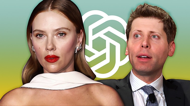 Scarlett Johansson and Sam Altman Chat GPT