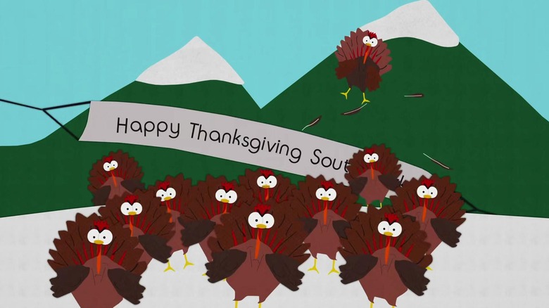 Turkeys in South Park Thanksgiving special