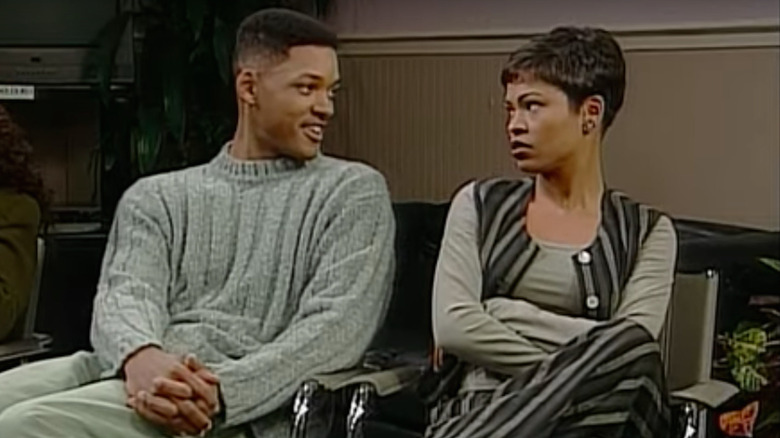 Lisa Wilkes and Will Smith sitting 