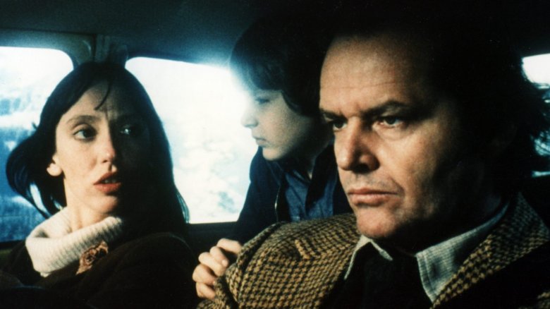 Shelley Duvall, Danny Lloyd, and Jack Nicholson in The Shining