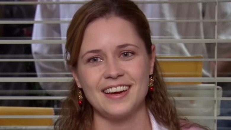 Pam Beesly The Office smiling