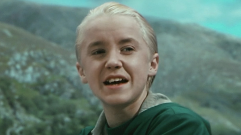 Draco Malfoy playing Quidditch