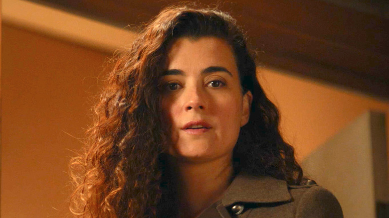 Ziva David looking downward 