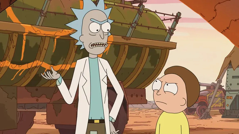 Rick and Morty arguing