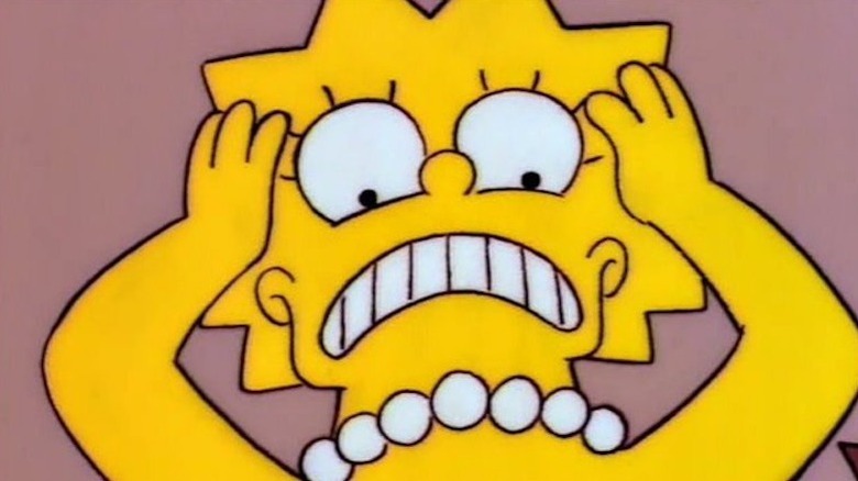 Lisa Simpson is angry