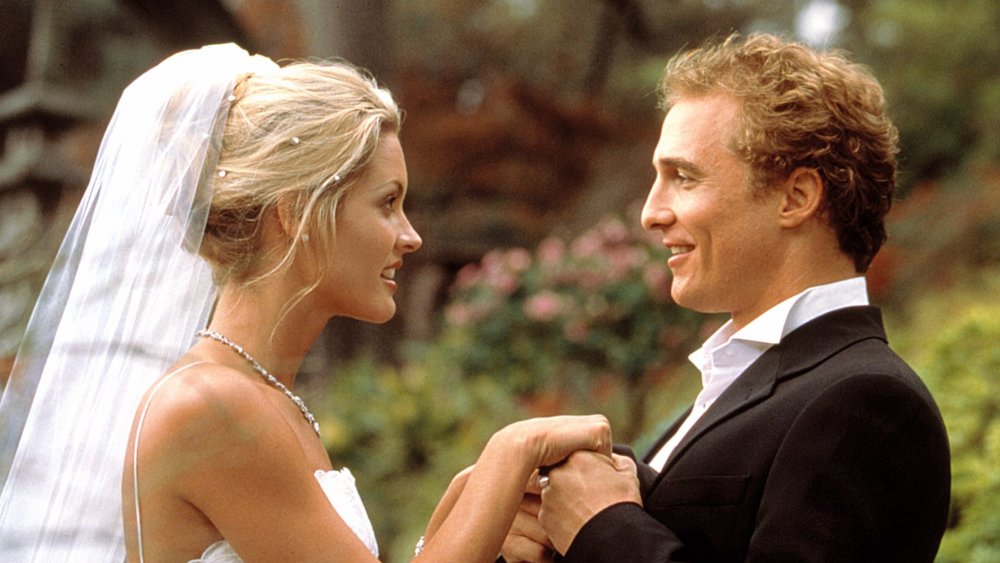 Bridgette Wilson and Matthew McConaughey in The Wedding Planner