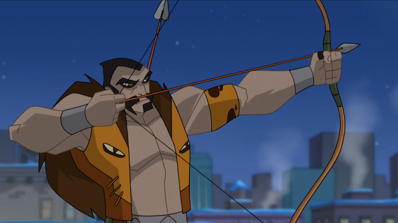 Kraven the Hunter shooting arrow 