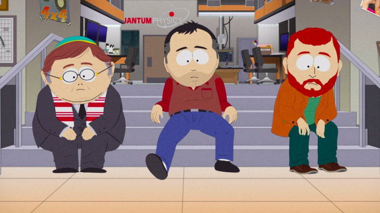 The South Park kids looking sad