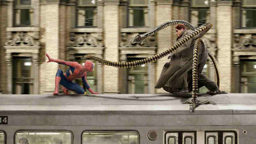 Spider-Man Doctor Octopus train fight