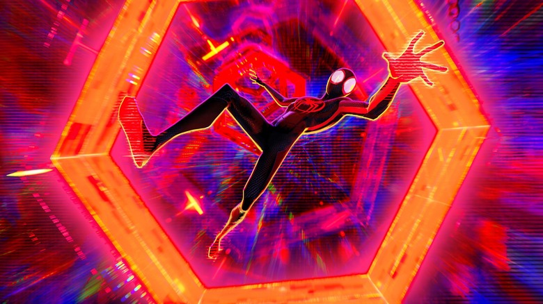 Spider-Man falls into the Spider-Verse