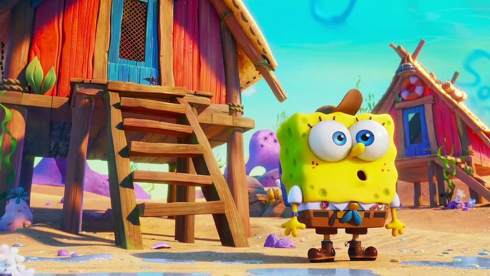 Tom Kenny as SpongeBob SquarePants in The Spongebob Movie: Sponge on the Run