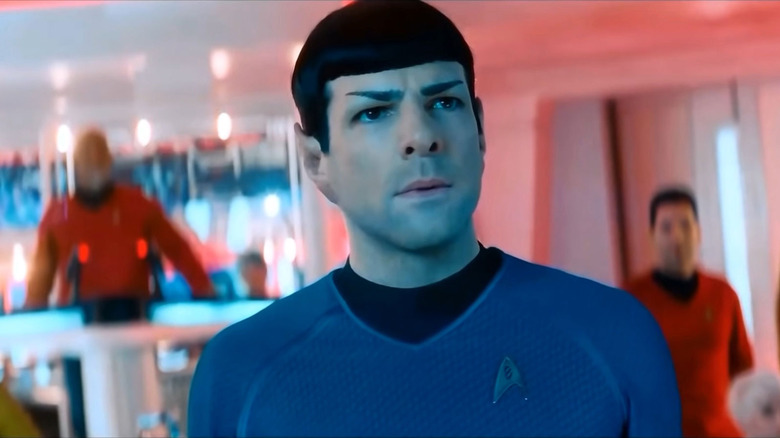 Spock on Enterprise bridge