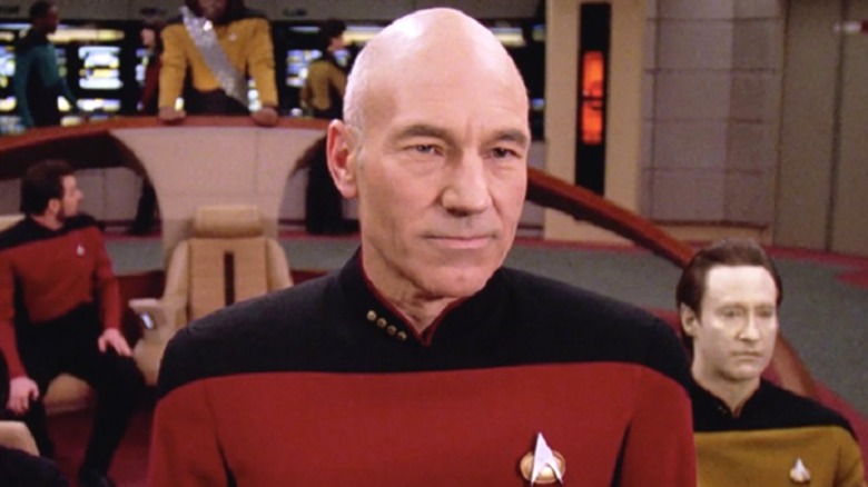 Captain Picard smirking