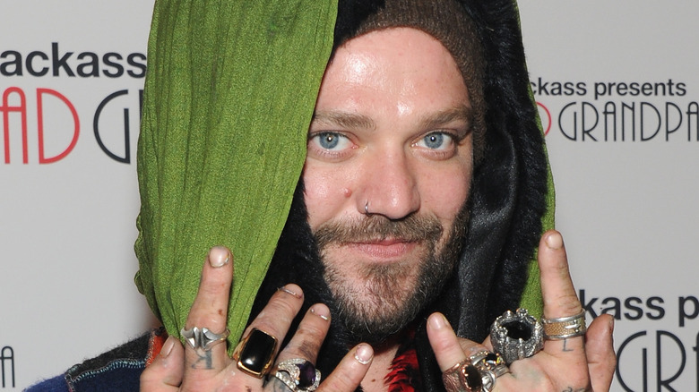 Bam Margera posing