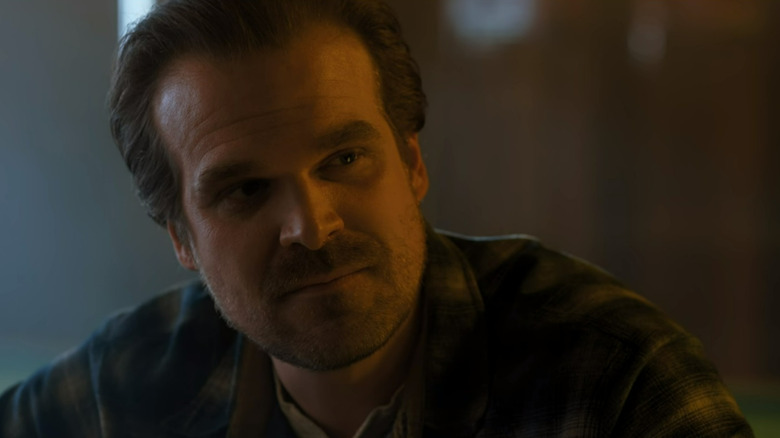 Hopper smirking