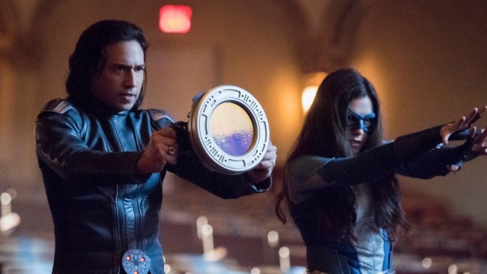 Jesse Rath as Brainy and Nicole Maines as Dreamer on Supergirl