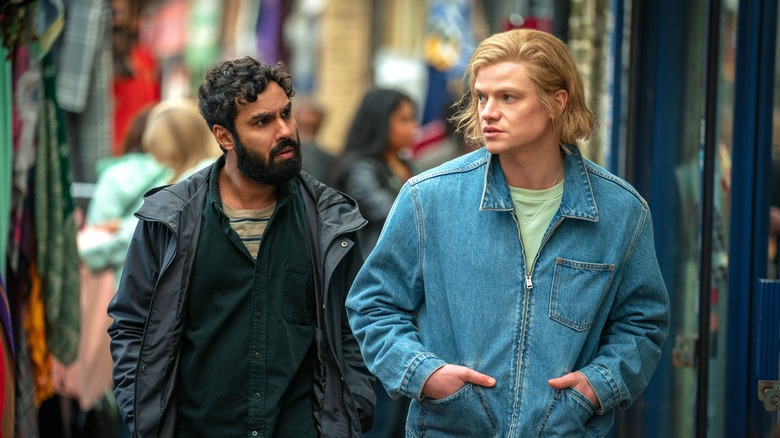 Kunal Nayyar and Tom Rhys Harries in "Suspicion"