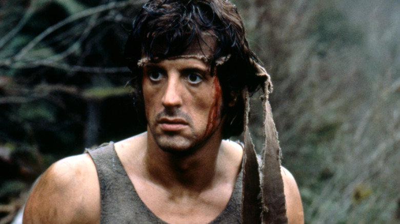 John Rambo in the jungle