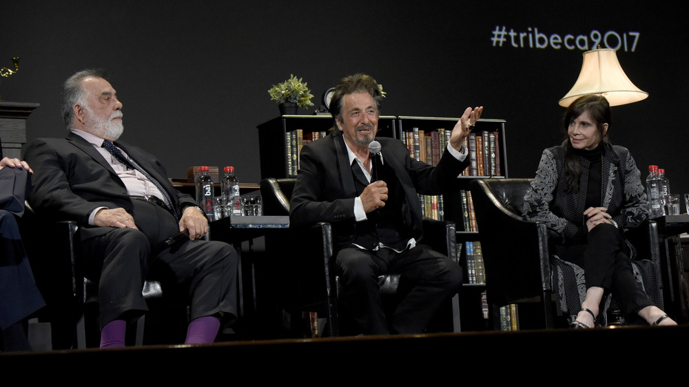 Francis Ford Coppola, Al Pacino and Talia Shire