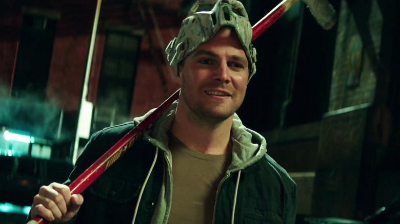 Casey Jones smiles in "Teenage Mutant Ninja Turtles: Out of the Shadows"