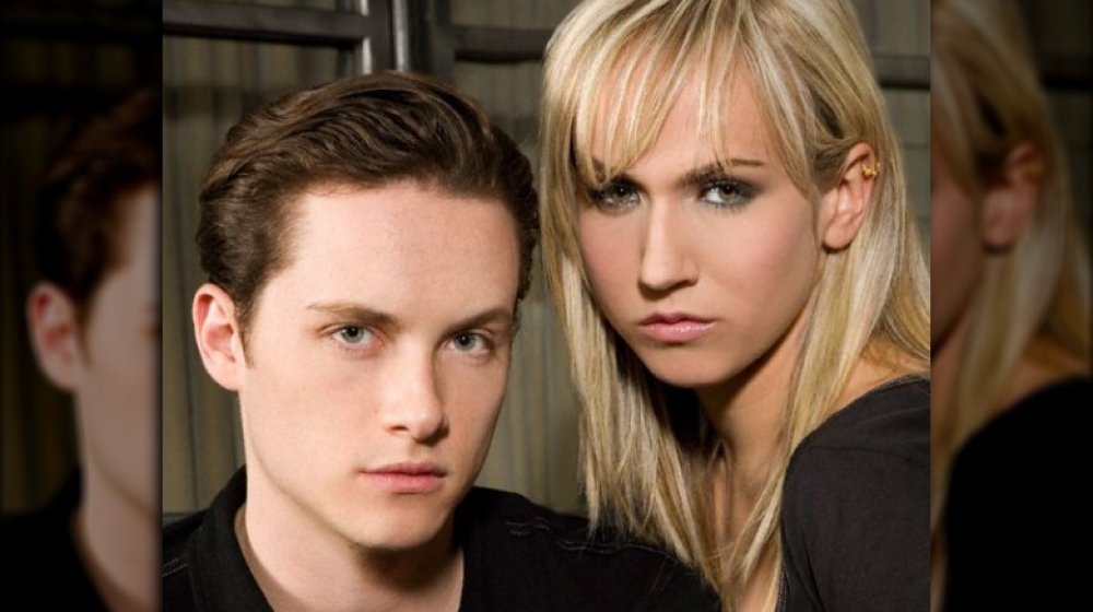 Jesse Lee Soffer as Will Munson and Jennifer Landon as Gwen Munson on As the World Turns