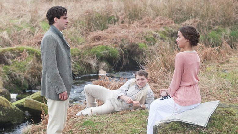 Kit Harrington, Taron Egerton, and Alicia Vikander in Testament of Youth