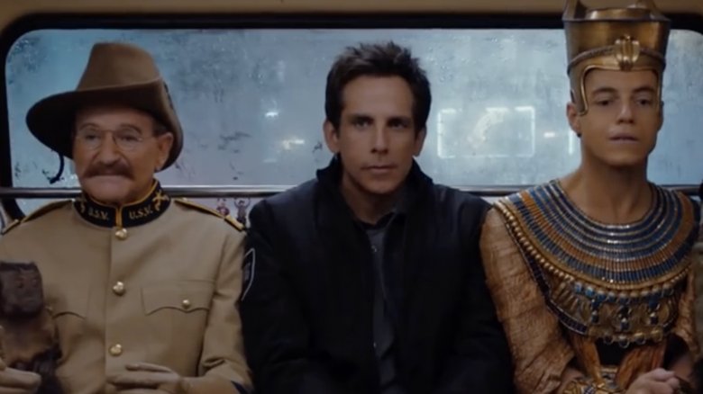 Robin Williams, Ben Stiller, Rami Malek