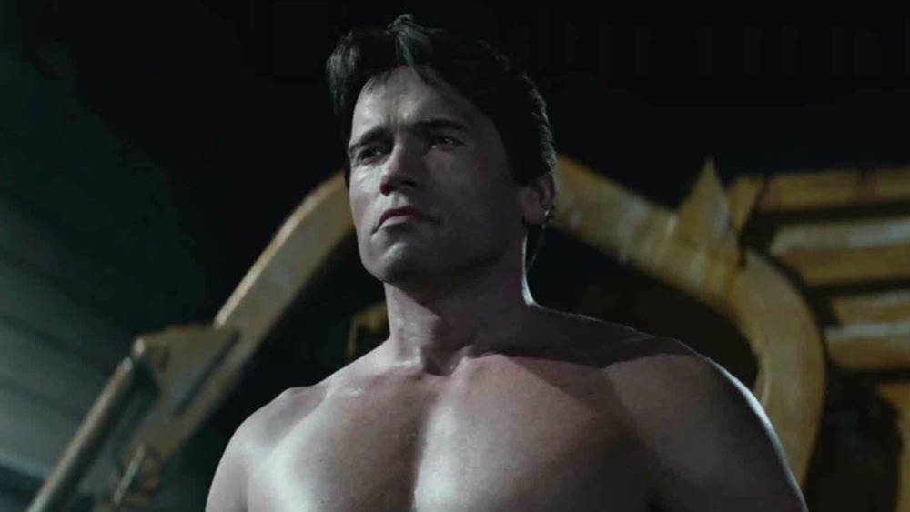 CGI young Arnold Schwarzenegger T-800 in Terminator Genisys