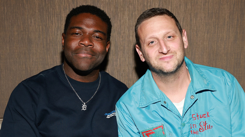 Tim Robinson and Sam Richardson at a 2024 Netflix comedy event