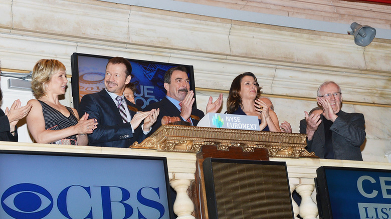 Blue Bloods cast applauding