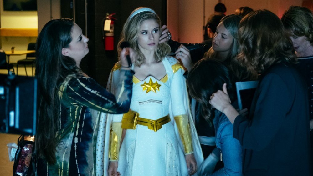 Starlight (Erin Moriarty) prepares for her debut on The Boys