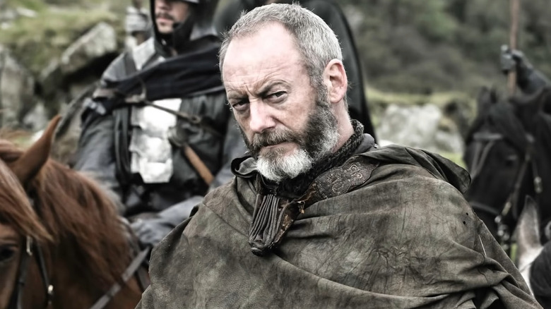 Ser Davos looking concerned