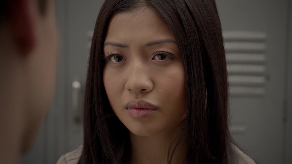 Brianne Tju looking serious