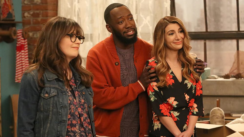 Zooey Deschanel, Lamorne Morris, and Nasim Pedrad on New Girl