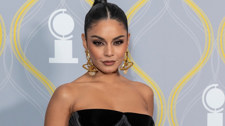 Vanessa Hudgens wearing earrings