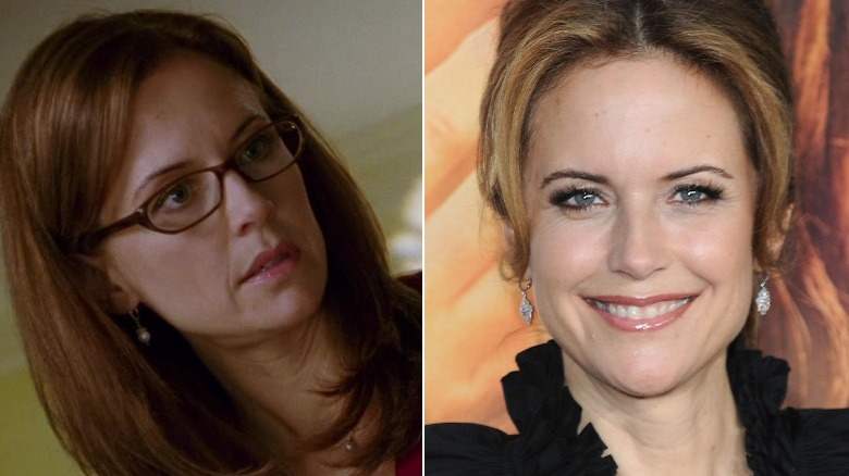 Side by side pictures of Josie and Kelly Preston