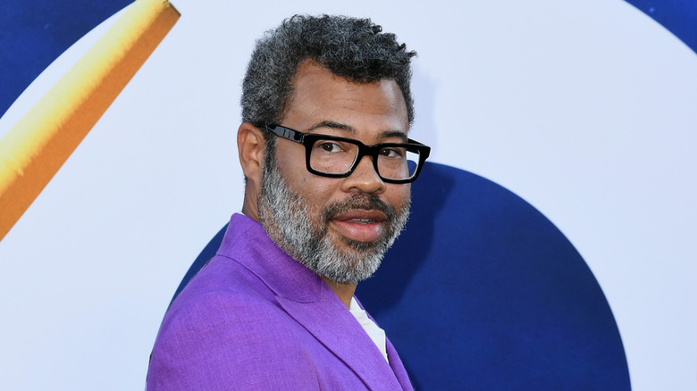 Jordan Peele wearing glasses