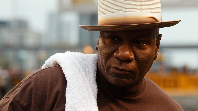 Ving Rhames wearing a hat