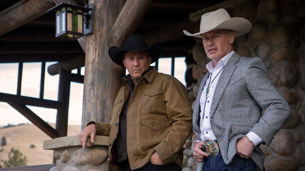 Kevin Costner and Neal McDonough in Yellowstone