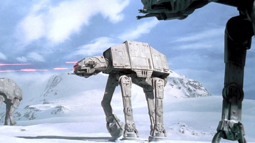 Imperial Walkers on Hoth from Empire Strikes Back