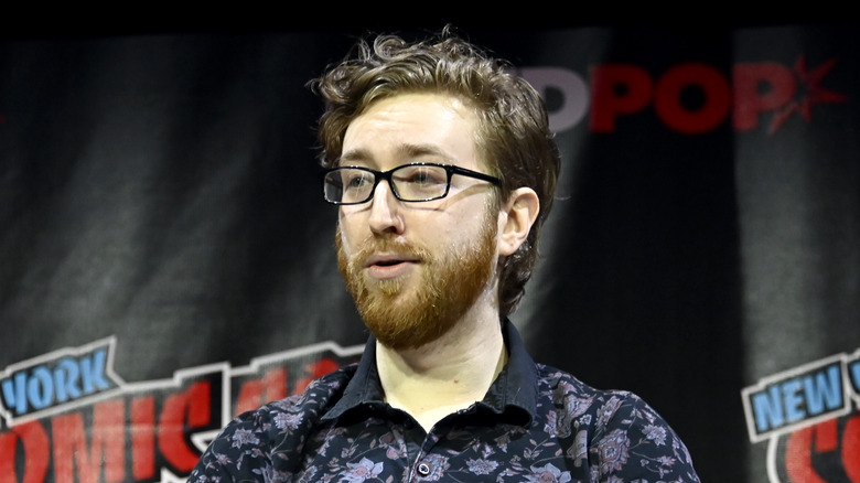 Justin Briner at the New York Comic Con