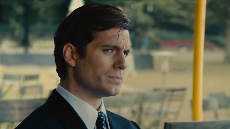 Napoleon Solo furrowing his brow