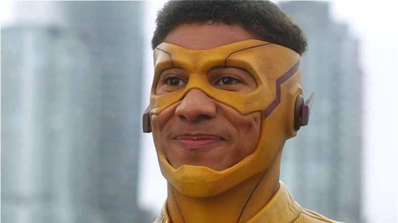 Kid Flash smiling