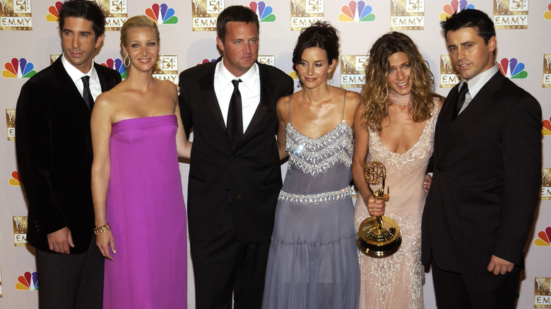 Cast of Friends with Emmy