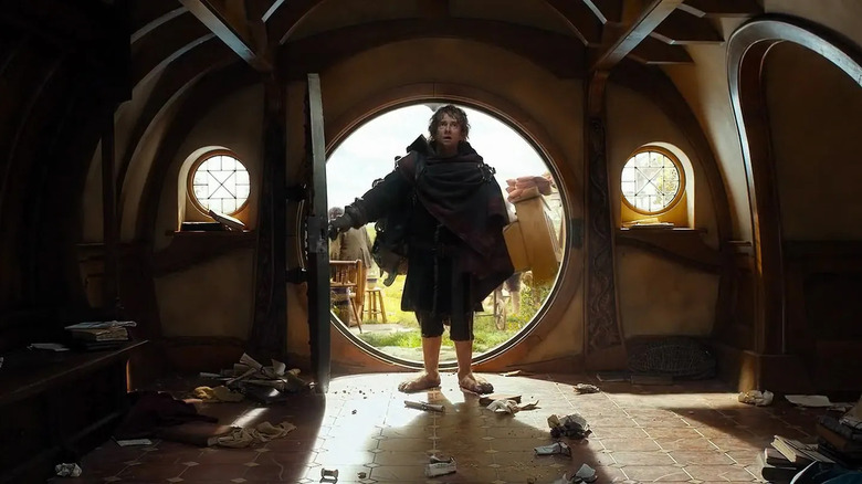 Bilbo returns to Bag End