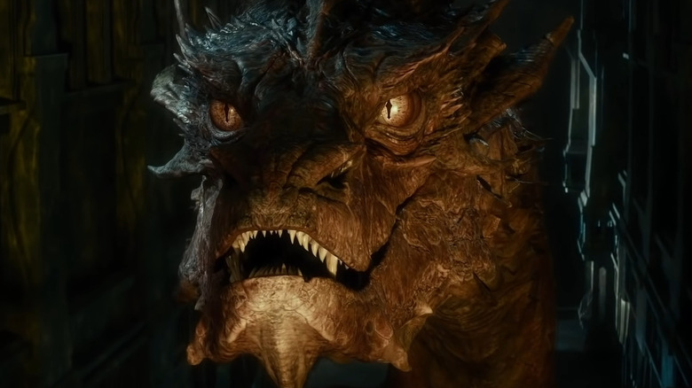 Smaug looking surprised