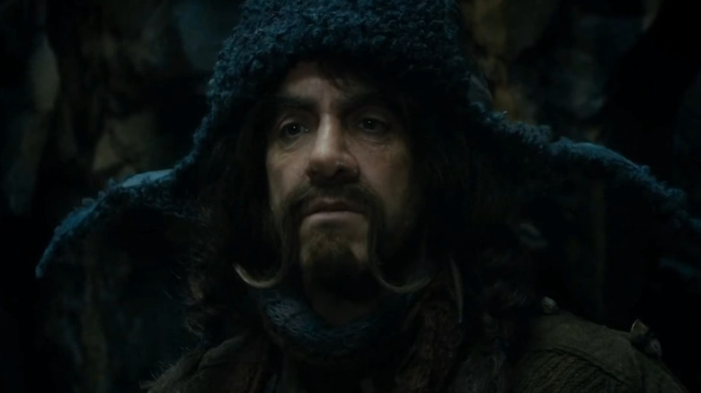 Bofur wearing furry hat