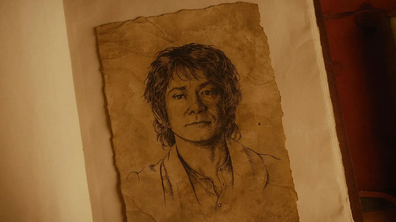 A sketch of young Bilbo Baggins