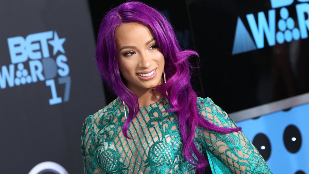 WWE star Sasha Banks at the BET Awards